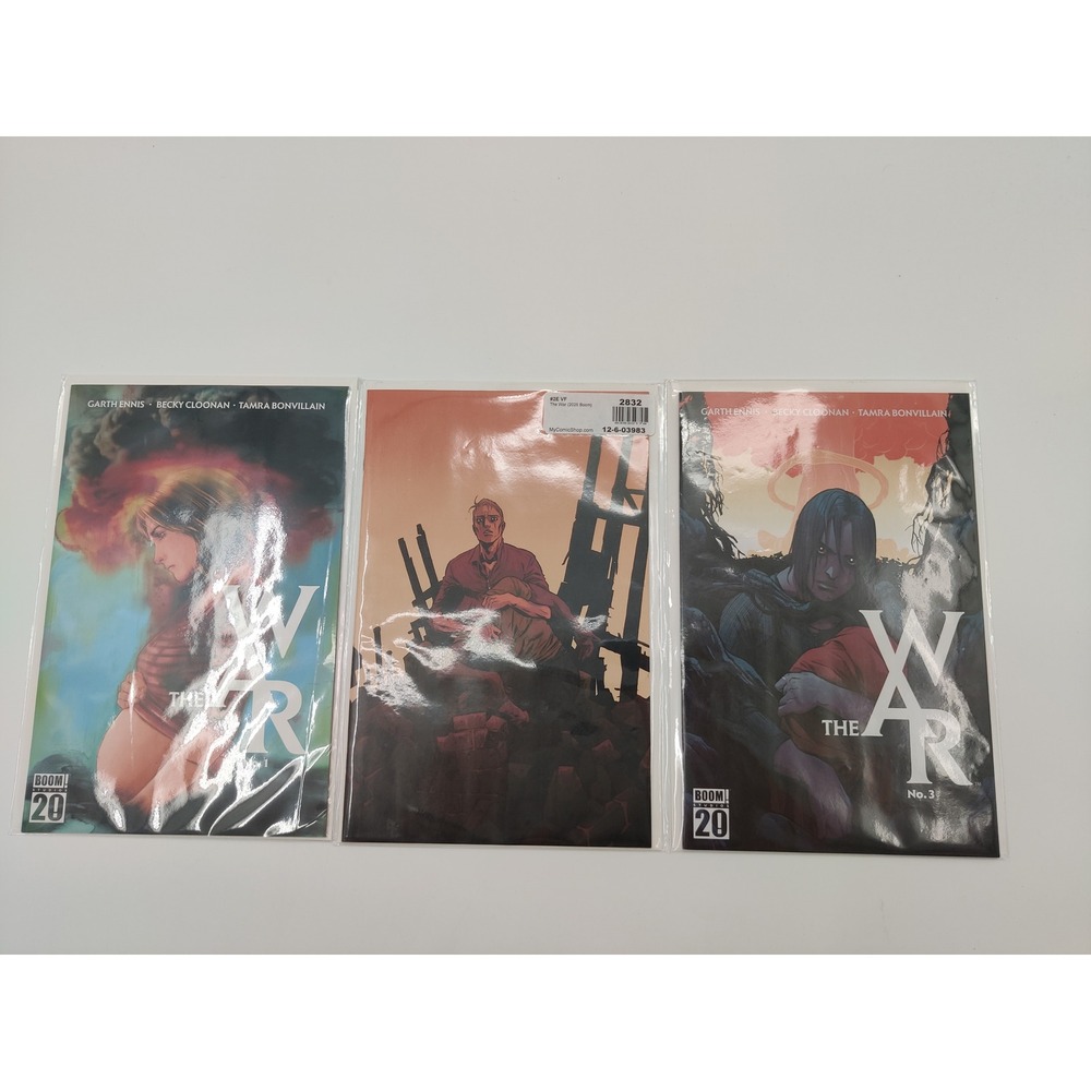 The War #1-3 Comic‎ Set Garth Ennis Becky Cloonan BOOM Studios 2025 Lot